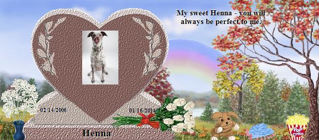 Henna's Rainbow Bridge Pet Loss Memorial Residency Image