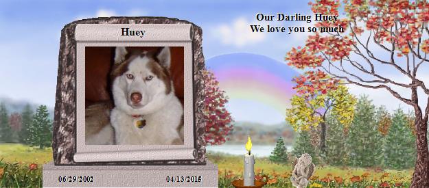 Huey's Rainbow Bridge Pet Loss Memorial Residency Image