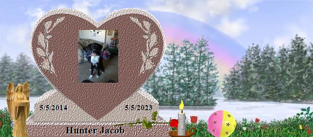 Hunter Jacob's Rainbow Bridge Pet Loss Memorial Residency Image