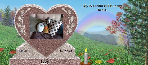 Izzy's Rainbow Bridge Pet Loss Memorial Residency Image