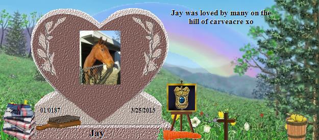 Jay's Rainbow Bridge Pet Loss Memorial Residency Image