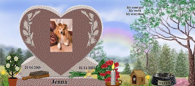 Jenna's Rainbow Bridge Pet Loss Memorial Residency Image