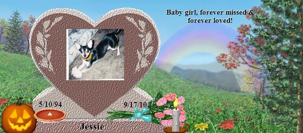 Jessie's Rainbow Bridge Pet Loss Memorial Residency Image