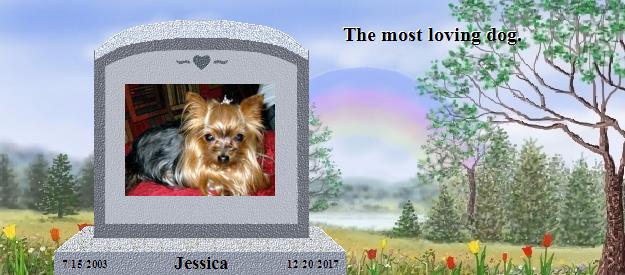 Jessica's Rainbow Bridge Pet Loss Memorial Residency Image