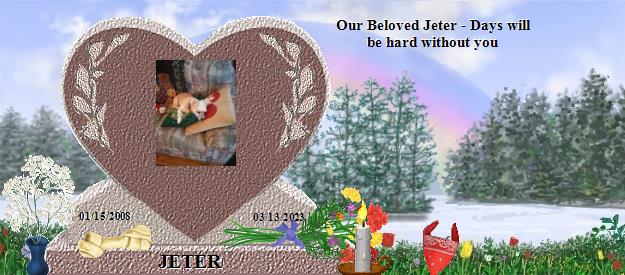 JETER's Rainbow Bridge Pet Loss Memorial Residency Image