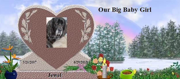 Jewel's Rainbow Bridge Pet Loss Memorial Residency Image