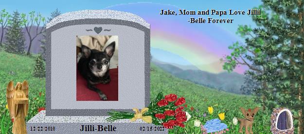 Jilli-Belle's Rainbow Bridge Pet Loss Memorial Residency Image