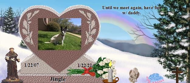 Jingle's Rainbow Bridge Pet Loss Memorial Residency Image