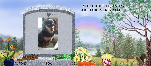 Joe's Rainbow Bridge Pet Loss Memorial Residency Image