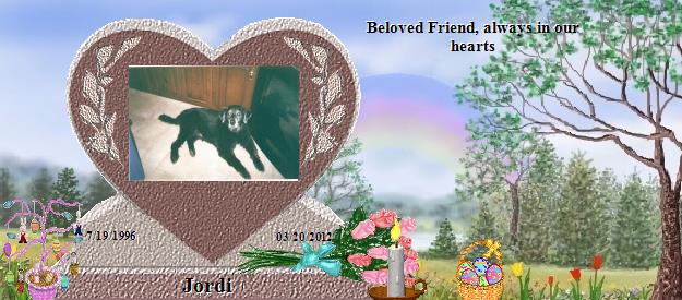 Jordi's Rainbow Bridge Pet Loss Memorial Residency Image