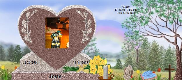 Josie's Rainbow Bridge Pet Loss Memorial Residency Image