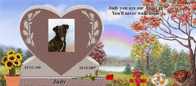 Judy's Rainbow Bridge Pet Loss Memorial Residency Image