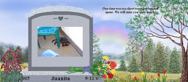 Juanita's Rainbow Bridge Pet Loss Memorial Residency Image