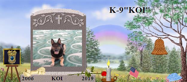 KOI's Rainbow Bridge Pet Loss Memorial Residency Image