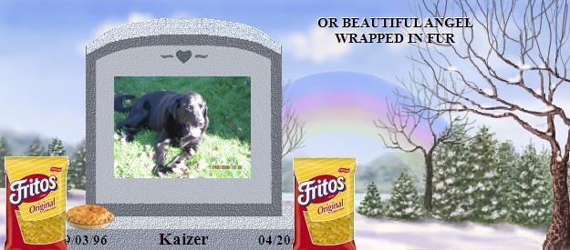 Kaizer's Rainbow Bridge Pet Loss Memorial Residency Image