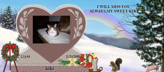 kiki's Rainbow Bridge Pet Loss Memorial Residency Image