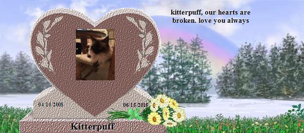Kitterpuff's Rainbow Bridge Pet Loss Memorial Residency Image