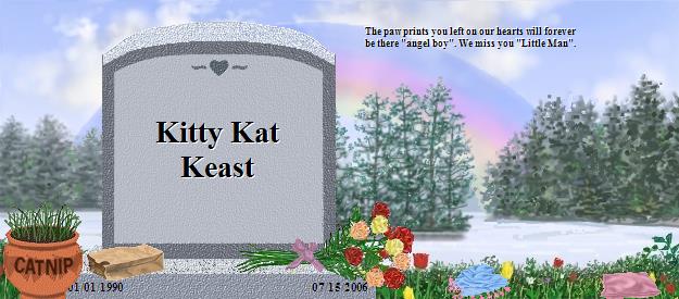 Kitty Kat Keast's Rainbow Bridge Pet Loss Memorial Residency Image