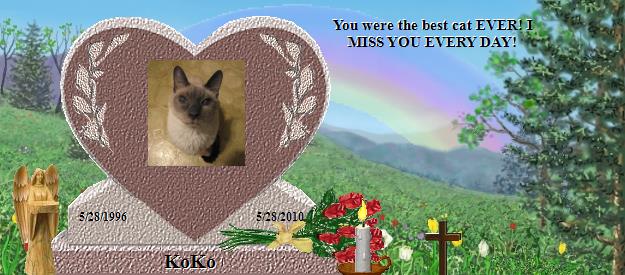 KoKo's Rainbow Bridge Pet Loss Memorial Residency Image