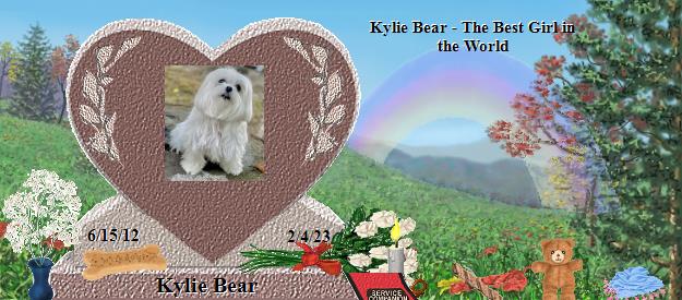 Kylie Bear's Rainbow Bridge Pet Loss Memorial Residency Image