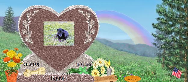 Kyra's Rainbow Bridge Pet Loss Memorial Residency Image