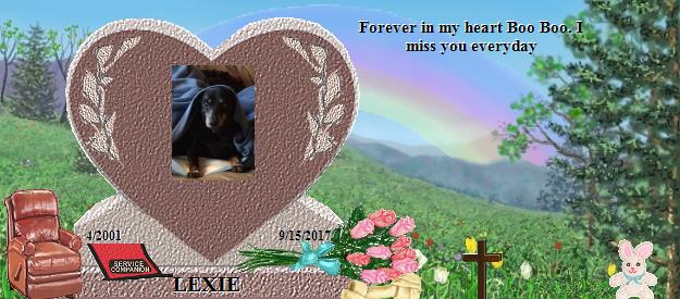 LEXIE's Rainbow Bridge Pet Loss Memorial Residency Image