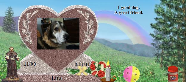 Lita's Rainbow Bridge Pet Loss Memorial Residency Image