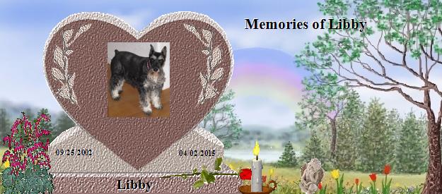Libby's Rainbow Bridge Pet Loss Memorial Residency Image