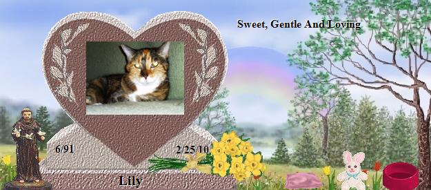 Lily's Rainbow Bridge Pet Loss Memorial Residency Image