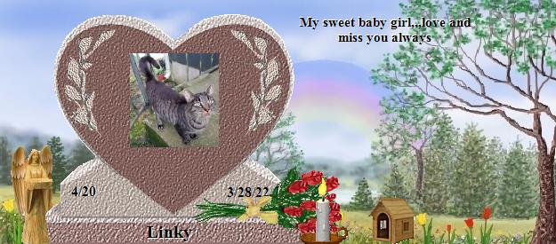 Linky's Rainbow Bridge Pet Loss Memorial Residency Image