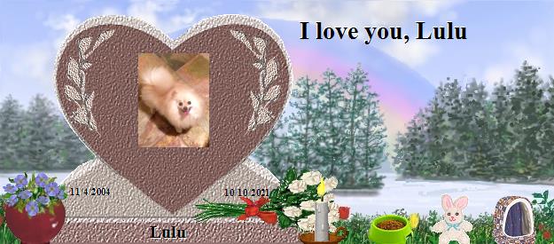 Lulu's Rainbow Bridge Pet Loss Memorial Residency Image