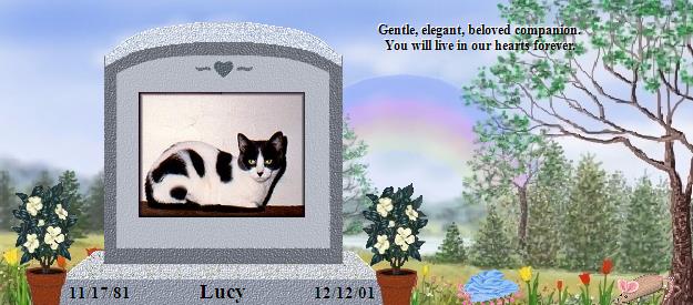 Lucy's Rainbow Bridge Pet Loss Memorial Residency Image