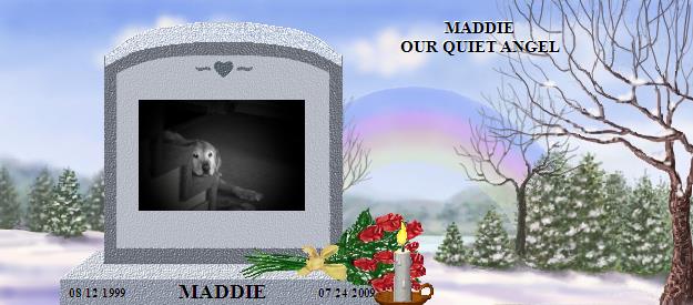 MADDIE's Rainbow Bridge Pet Loss Memorial Residency Image