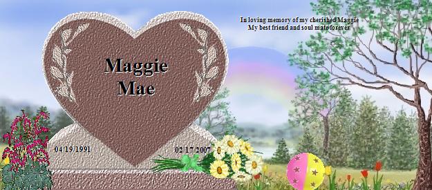 Maggie  Mae's Rainbow Bridge Pet Loss Memorial Residency Image