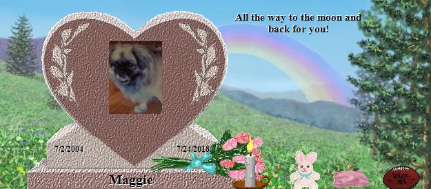 Maggie's Rainbow Bridge Pet Loss Memorial Residency Image