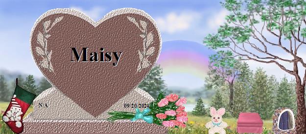 Maisy's Rainbow Bridge Pet Loss Memorial Residency Image