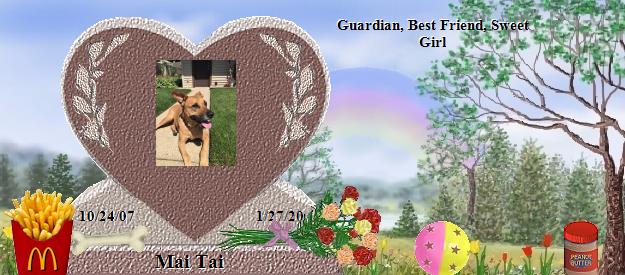 Mai Tai's Rainbow Bridge Pet Loss Memorial Residency Image