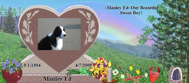 Manley Ed's Rainbow Bridge Pet Loss Memorial Residency Image