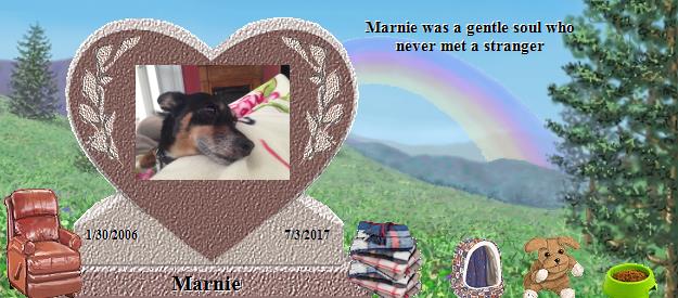 Marnie's Rainbow Bridge Pet Loss Memorial Residency Image