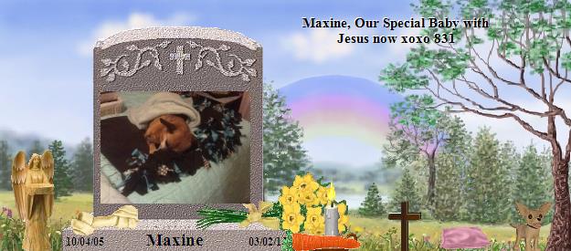 Maxine's Rainbow Bridge Pet Loss Memorial Residency Image