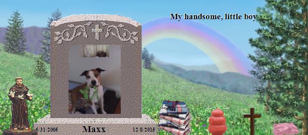 Maxx's Rainbow Bridge Pet Loss Memorial Residency Image