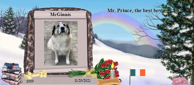 McGinnis's Rainbow Bridge Pet Loss Memorial Residency Image