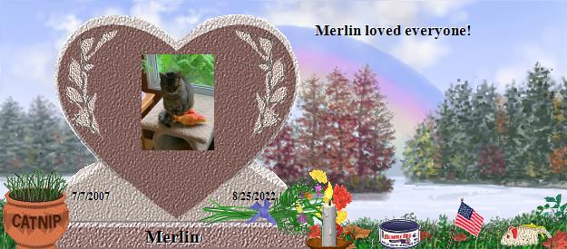 Merlin's Rainbow Bridge Pet Loss Memorial Residency Image