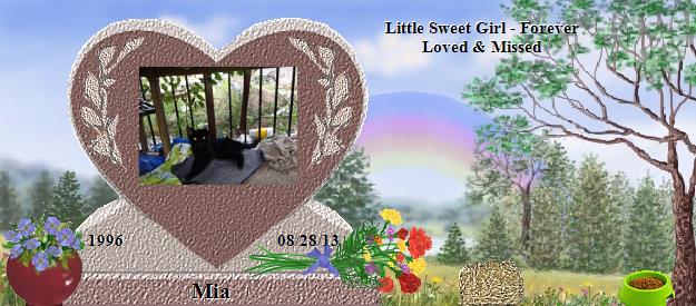 Mia's Rainbow Bridge Pet Loss Memorial Residency Image