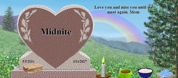 Midnite's Rainbow Bridge Pet Loss Memorial Residency Image