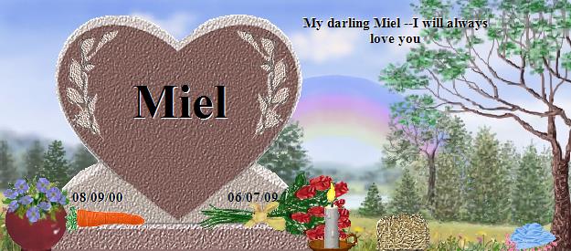 Miel's Rainbow Bridge Pet Loss Memorial Residency Image