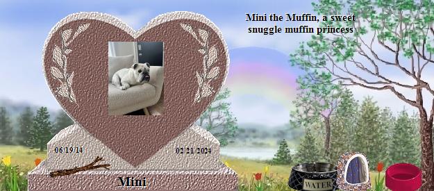 Mini's Rainbow Bridge Pet Loss Memorial Residency Image