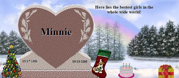 Minnie's Rainbow Bridge Pet Loss Memorial Residency Image