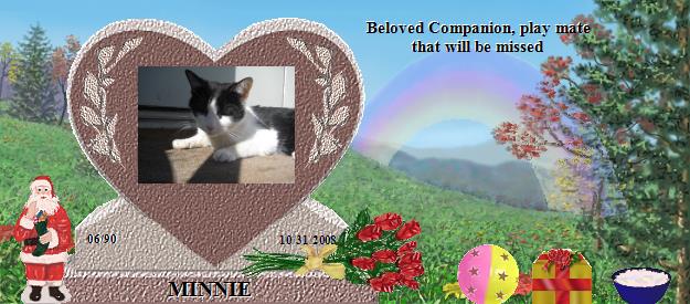 MINNIE's Rainbow Bridge Pet Loss Memorial Residency Image
