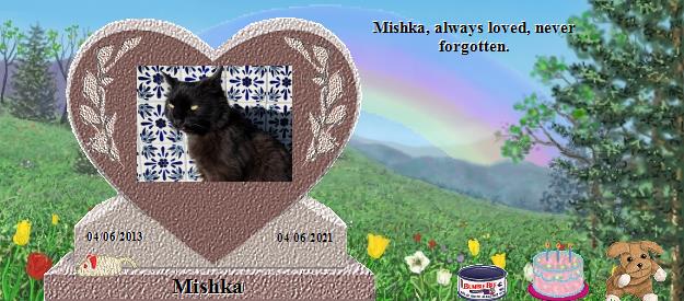 Mishka's Rainbow Bridge Pet Loss Memorial Residency Image